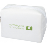 Muse kosmetyczka z certyfikatem GRS z tworzywa RPET , biały