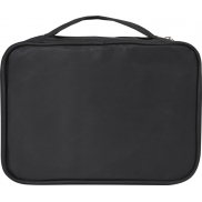 Muse organizer na kosmetyki do makijażu z certyfikatem GRS z tworzywa RPET, czarny