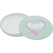 Glider wysuwane lusterko do makijażu, zielony