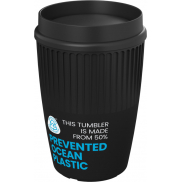 Cirrus POP kubek o pojemności 350 ml z pokrywką 360°, czarny