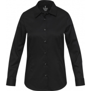 Citrine koszula damska z bawełny Twill, m, czarny