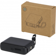 Acrux powerbank do tabletu o pojemności 10 000 mAh i mocy 35 W z wbudowanym kablem typu C - wykonany z tworzyw sztucznych poc, c