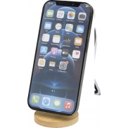 Alcor składana podstawka na telefon z mocowaniem magnetycznym, wykonana z tworzyw sztucznych pochodzących z recyklingu z elem, b