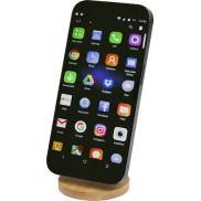 Alcor składana podstawka na telefon z mocowaniem magnetycznym, wykonana z tworzyw sztucznych pochodzących z recyklingu z elem, c