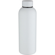 Spring jednościenna butelka na wodę o pojemności 750 ml wykonana ze stali nierdzewnej z recyklingu z certyfikatem RCS, biały