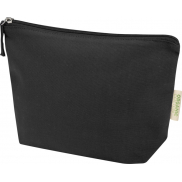 Odisha organiczna kosmetyczka z certyfikatem OCS o gramaturze 180 g/m², 1 l , czarny