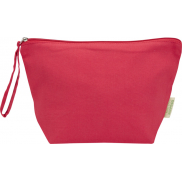Odisha duża organiczna saszetka z certyfikatem OCS na akcesoria o gramaturze 180 g/m², 3 l , czerwony