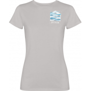 Jamaica koszulka damska z krótkim rękawem, l, szary