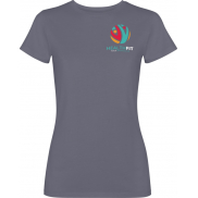 Jamaica koszulka damska z krótkim rękawem, 2xl, szary