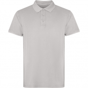 Austral koszulka polo unisex z krótkim rękawem , s, szary