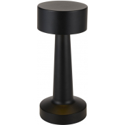 Aludra lampa stołowa z możliwością ładowania i ściemniania, z 3 trybami świecenia, czarny