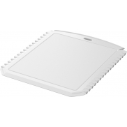 Thrym prostokątna skrobaczka do lodu wykonana z tworzyw sztucznych pochodzących z recyklingu, biały