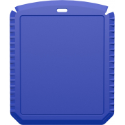 Thrym prostokątna skrobaczka do lodu wykonana z tworzyw sztucznych pochodzących z recyklingu, niebieski