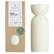 Originalhome świeca organiczna — średnia, biały