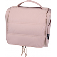 Puffer kosmetyczka na pasku o pojemności 8 l z recyklingu z certyfikatem GRS, różowy