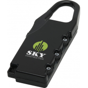 Traveler kłódka do bagażu, czarny