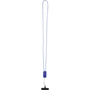 Anser smycz do smartfona z tworzyw sztucznych pochodzących z recyklingu z wbudowanym kablem 5 w 1 obsługującym moc 27 W, niebies