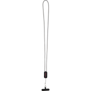 Anser smycz do smartfona z tworzyw sztucznych pochodzących z recyklingu z wbudowanym kablem 5 w 1 obsługującym moc 27 W, czarny