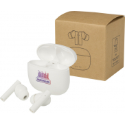 Alterf zestaw słuchawkowy True Wireless z technologią Bluetooth® z tworzyw sztucznych pochodzących z recyklingu i silikonowym, b