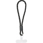 Arich opaska do smartfona na nadgarstek z tworzyw sztucznych pochodzących z recyklingu, czarny