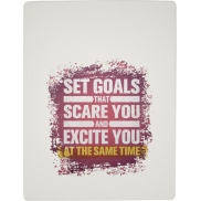 Clast podkładka A4 z zamknięciem magnetycznym i długopisem z certyfikatem RCS z recyklingu (czarny tusz), biały