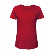 Inspire Slub /damski T-shirt - chic red