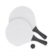 Plażowy komplet tenisowy - czarny