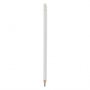 Naturalny ołówek z gumką - biały