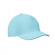 5-PANEL CZAPKA Z DASZKIEM 180 - baby blue