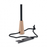 Krzesiwo z rączką z drewna sosn