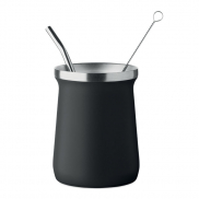 Kubek do herbaty yerba mate - czarny