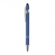 Długopis z rysikiem aluminium - niebieski