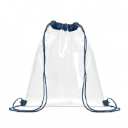 Przezroczysta torba ze sznurkie - francuski granat