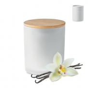 Świeca woskowa roślinna 200 gr - biały