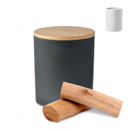 Świeca woskowa roślinna 280 gr - czarny