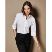 Bluzka Tailored Fit z rękawami 3/4 - white