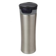 Kubek termiczny Telescope 430 ml, czarny/srebrny