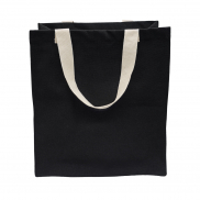 Torba z bawełny 340 g/m2 Lisburn, czarny