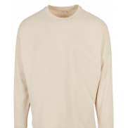 Oversized Cut On Sleeve Longsleeve - sand