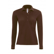 Polo damskie Safran Pure LSL/women - brown