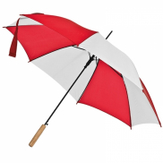 Parasol automatyczny Ø100 cm AIX-EN-PROVENCE - czerwony