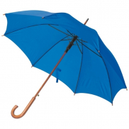 Parasol automatyczny drewniany Ø105 cm NANCY - niebieski