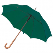 Parasol automatyczny drewniany Ø105 cm NANCY - ciemnozielony