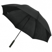 Parasol manualny XL Ø133 cm HURRICAN - czarny