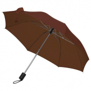 Parasol manualny Ø81 cm LILLE - brązowy