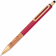 Długopis metalowy touch pen CAPRI - bordowy