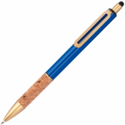 Długopis metalowy touch pen CAPRI - niebieski
