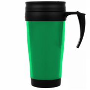 Kubek termiczny plastikowy FORT WORTH 400 ml - zielony