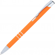 Długopis metalowy soft touch NEW JERSEY - pomarańczowy