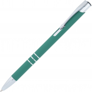 Długopis metalowy soft touch NEW JERSEY - zielony